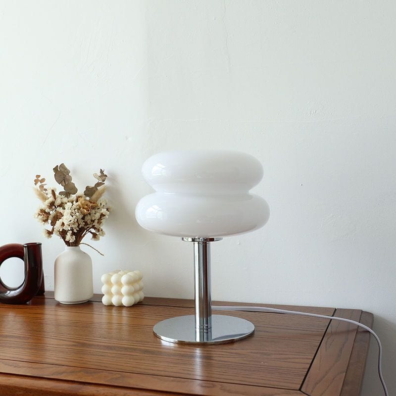 Lampe de Chevet Vintage - Brocante Blanc Au Bonheur la Lampe
