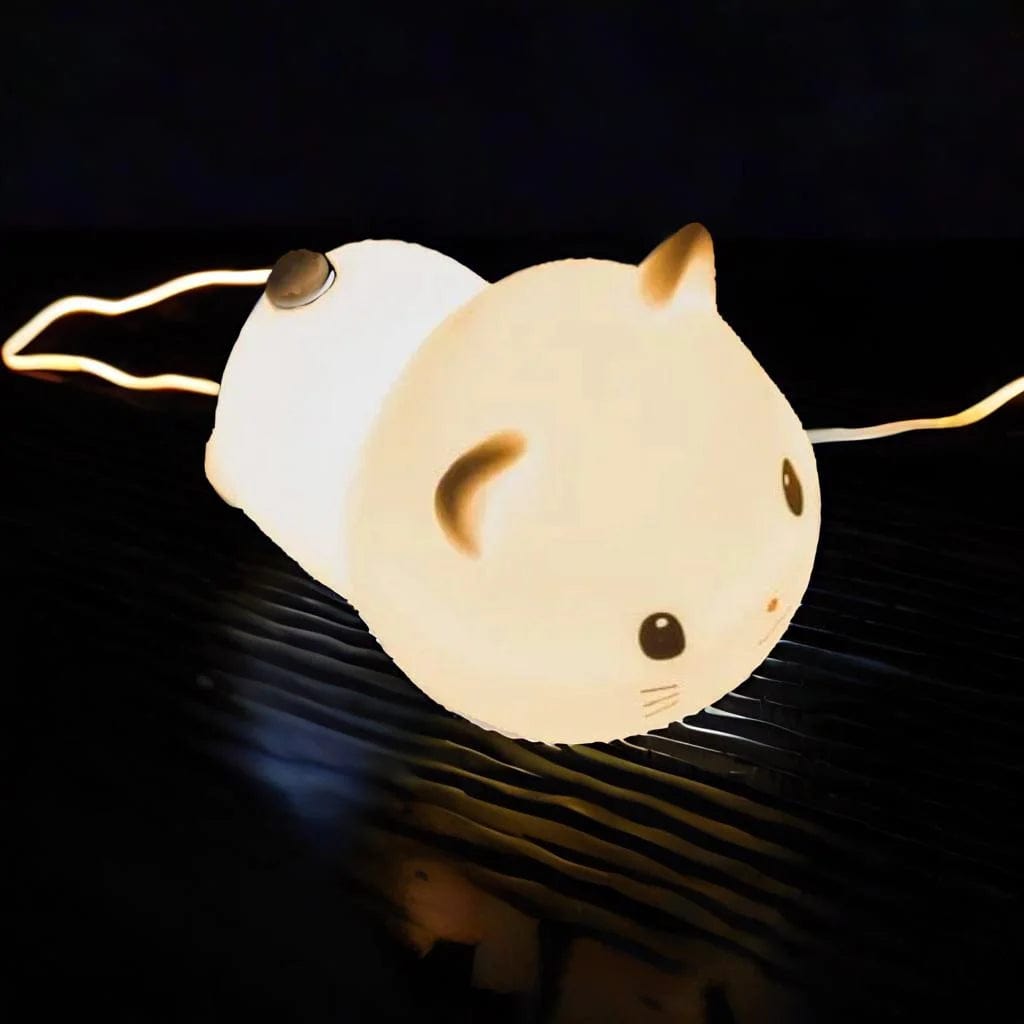 Lampe de Chevet Fille - Gamme Faune Chaton Au Bonheur la Lampe
