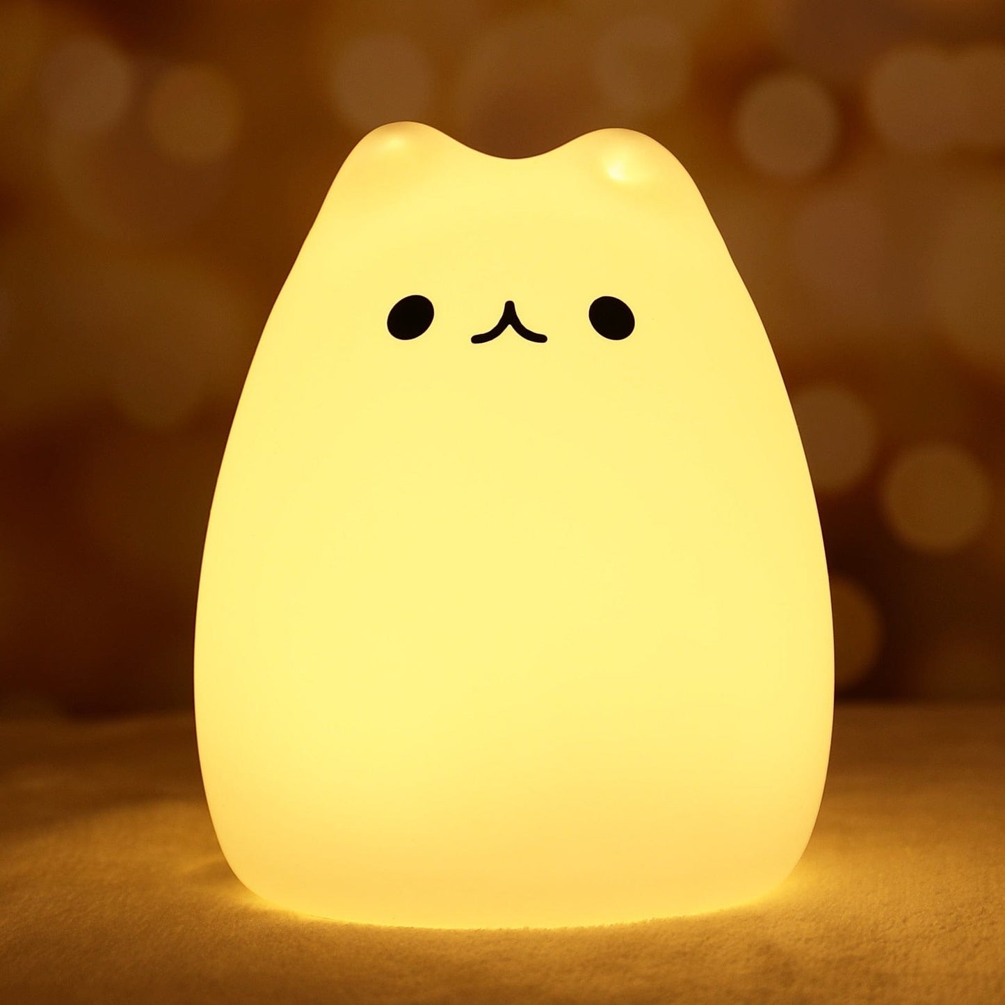 Lampes de Chevet Fille - Lapinou & Cie Gros Chat Au Bonheur la Lampe
