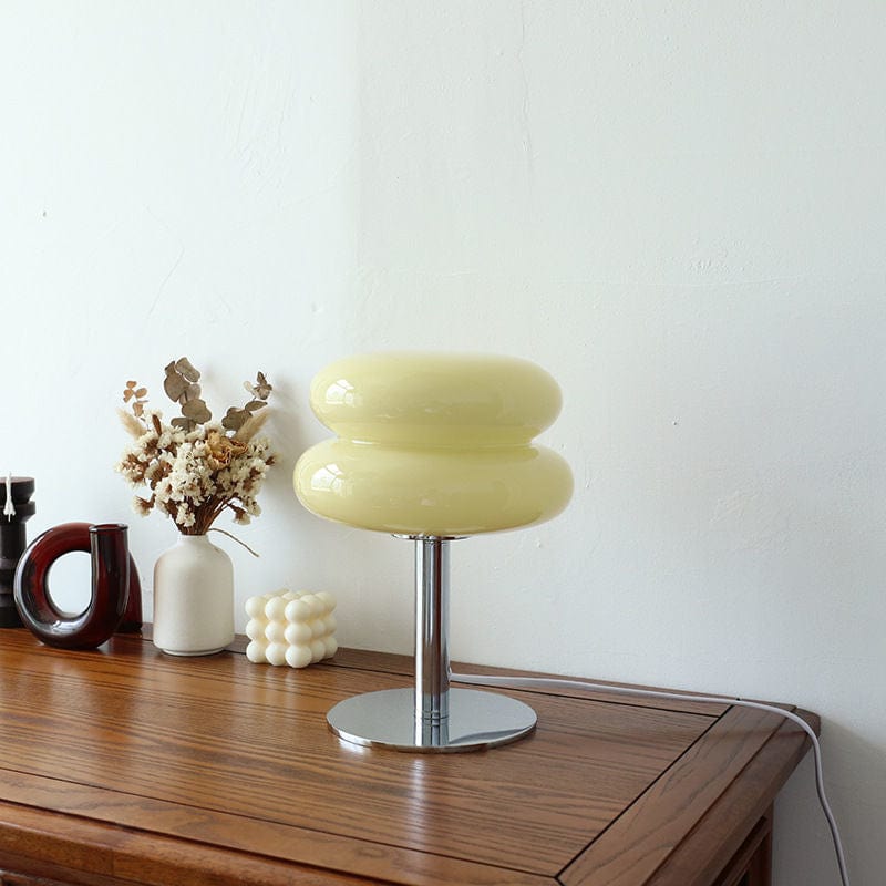 Lampe de Chevet Vintage - Brocante Jaune Au Bonheur la Lampe