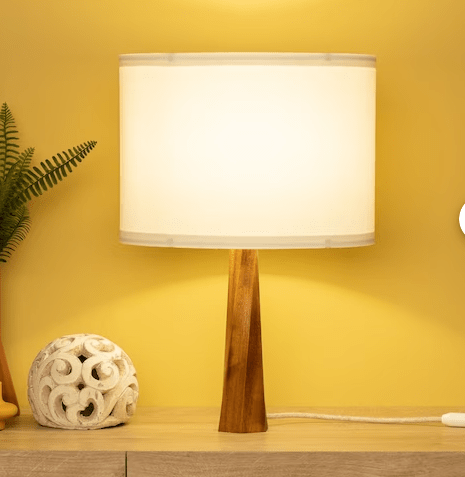 Lampe de chevet Bois Scandinave - Caba Au Bonheur la Lampe