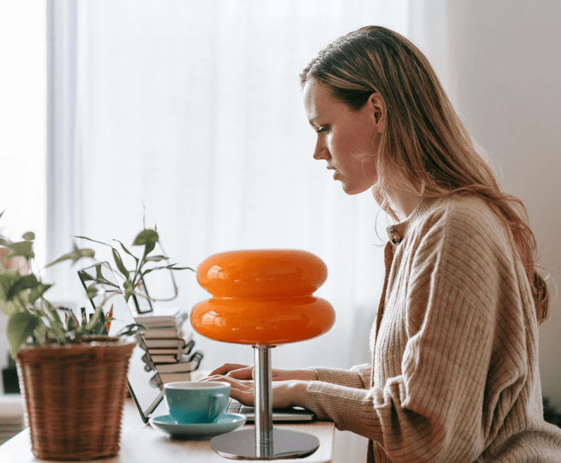 Lampe Champignon - Brocante Au Bonheur la Lampe