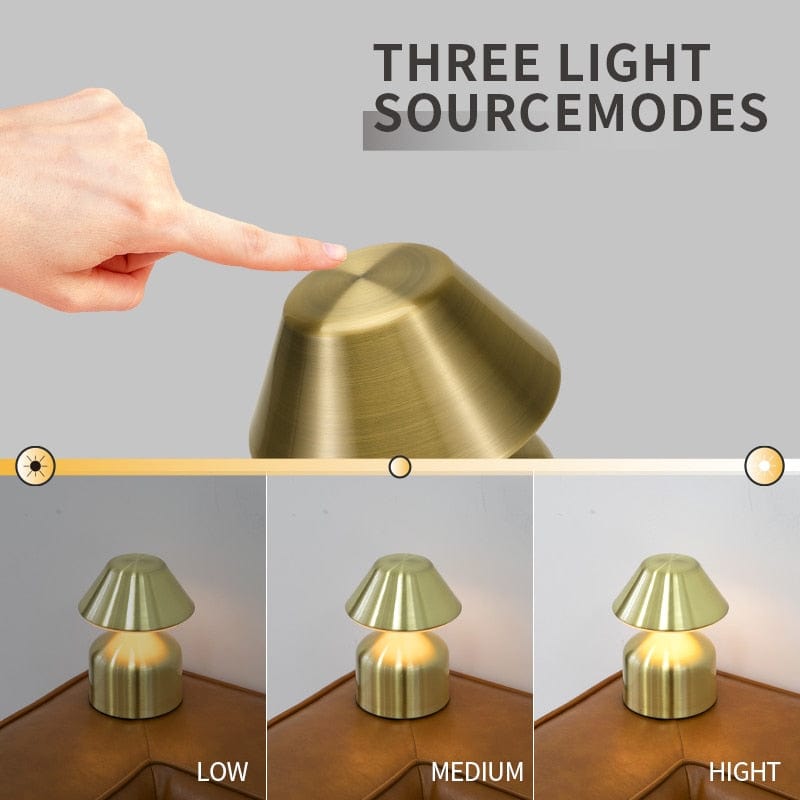 Lampe de Chevet Sans fil Vintage - Arc Au Bonheur la Lampe