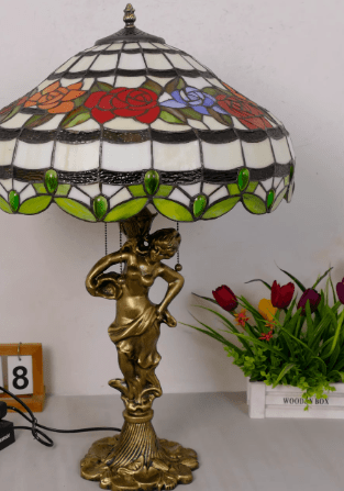 Lampe Tiffany - Statuassa Au Bonheur la Lampe