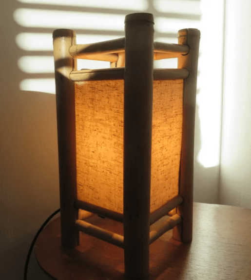 Lampe de Chevet en Bambou - Toili Au Bonheur la Lampe