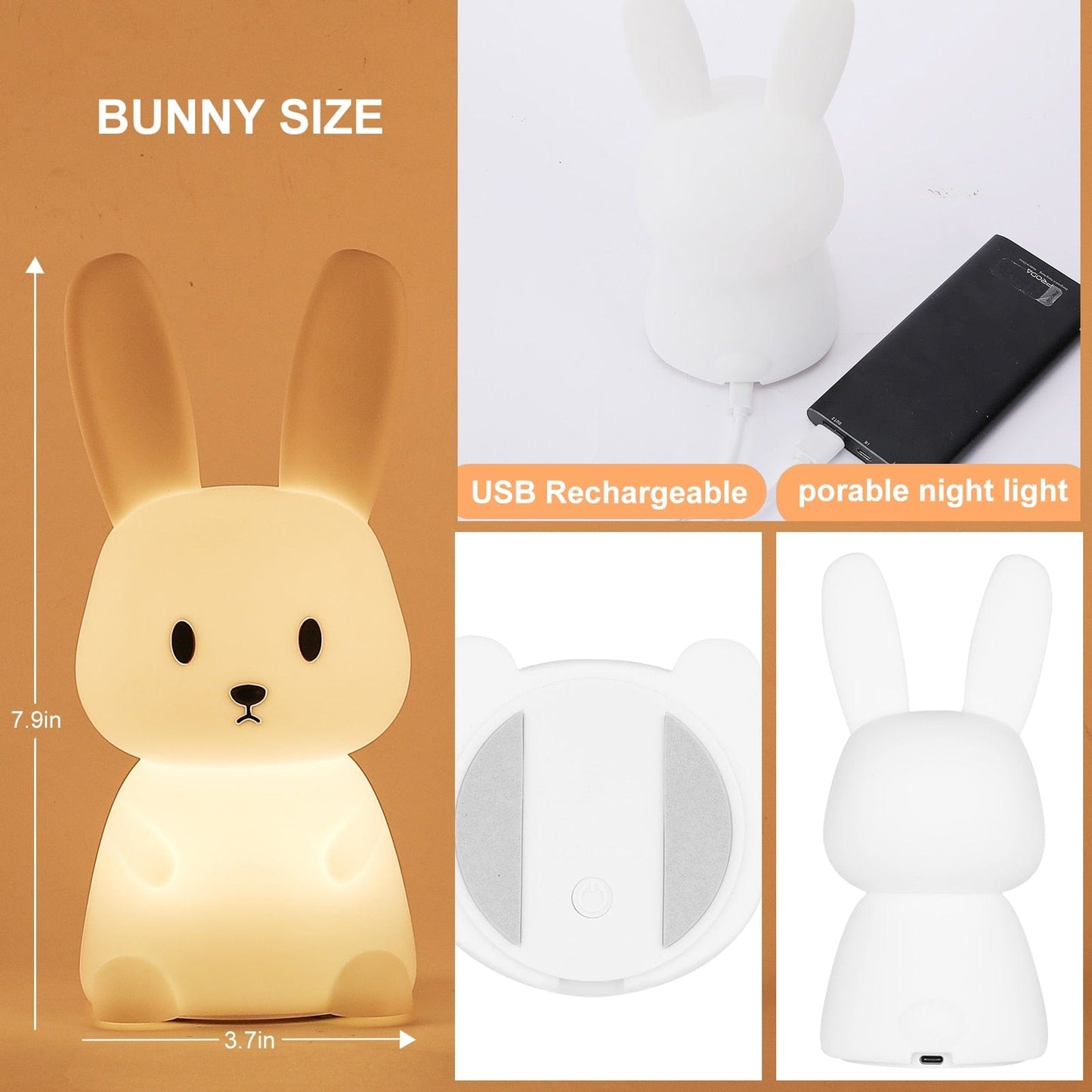 Lampes de Chevet Fille - Lapinou & Cie Au Bonheur la Lampe