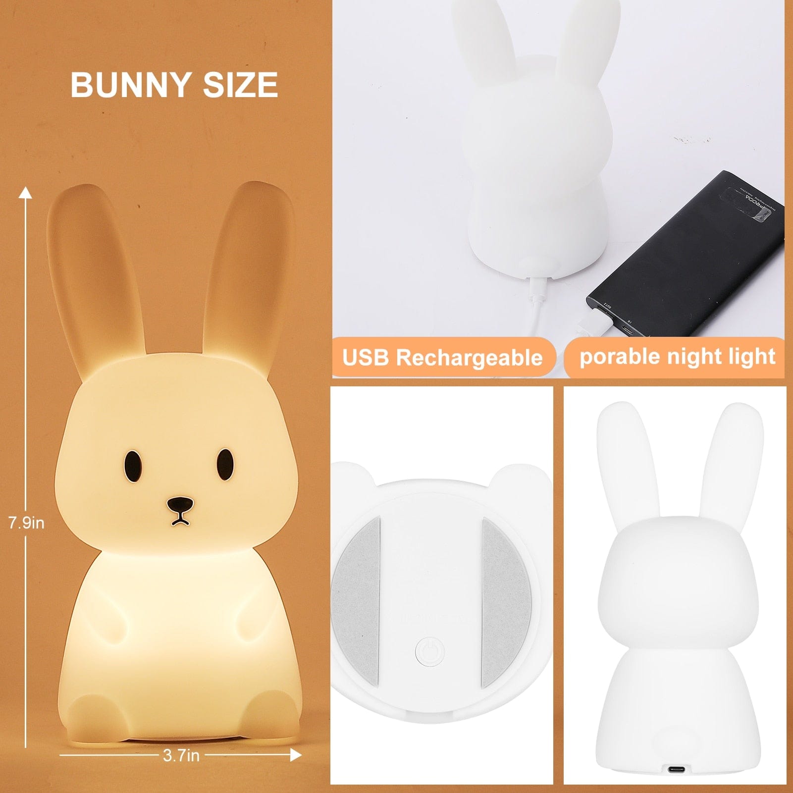 Lampes de Chevet Fille - Lapinou & Cie Au Bonheur la Lampe