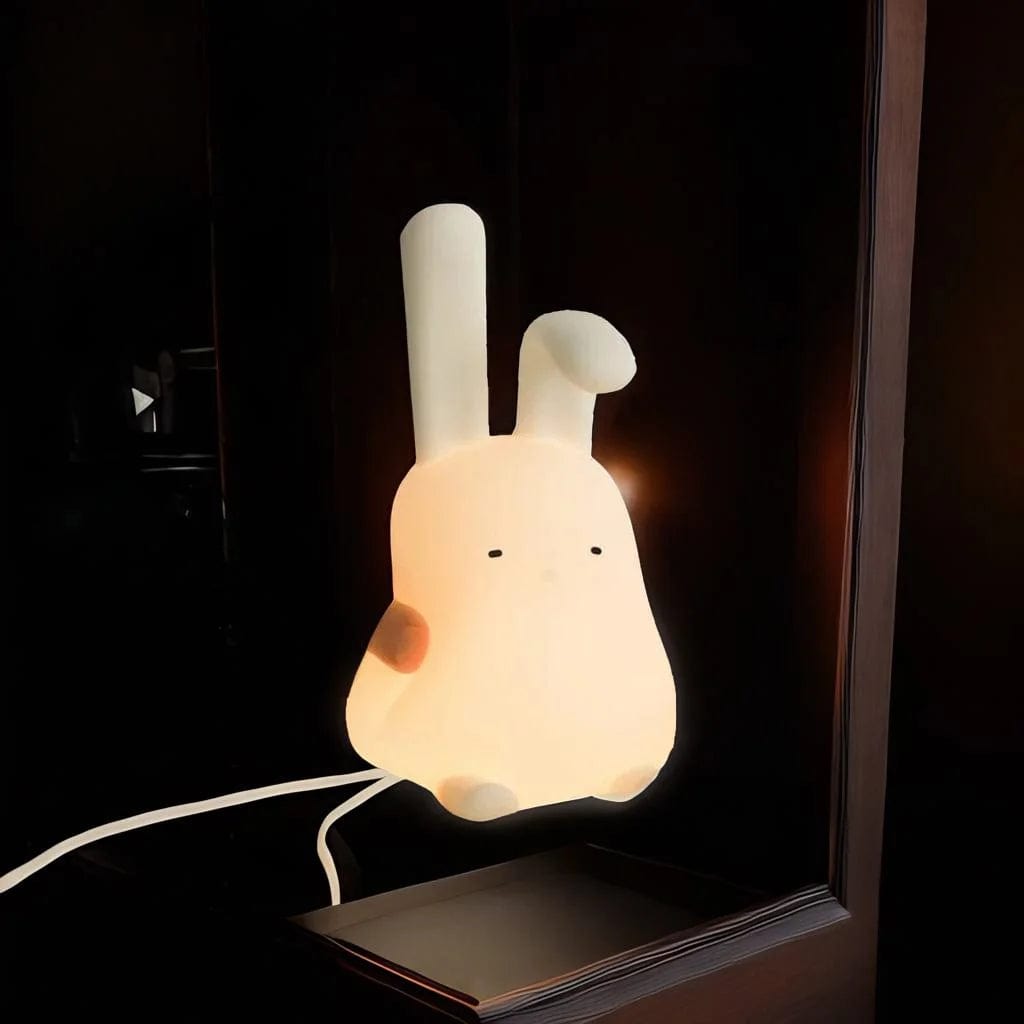 Lampe de Chevet Fille - Gamme Faune Lapin Au Bonheur la Lampe