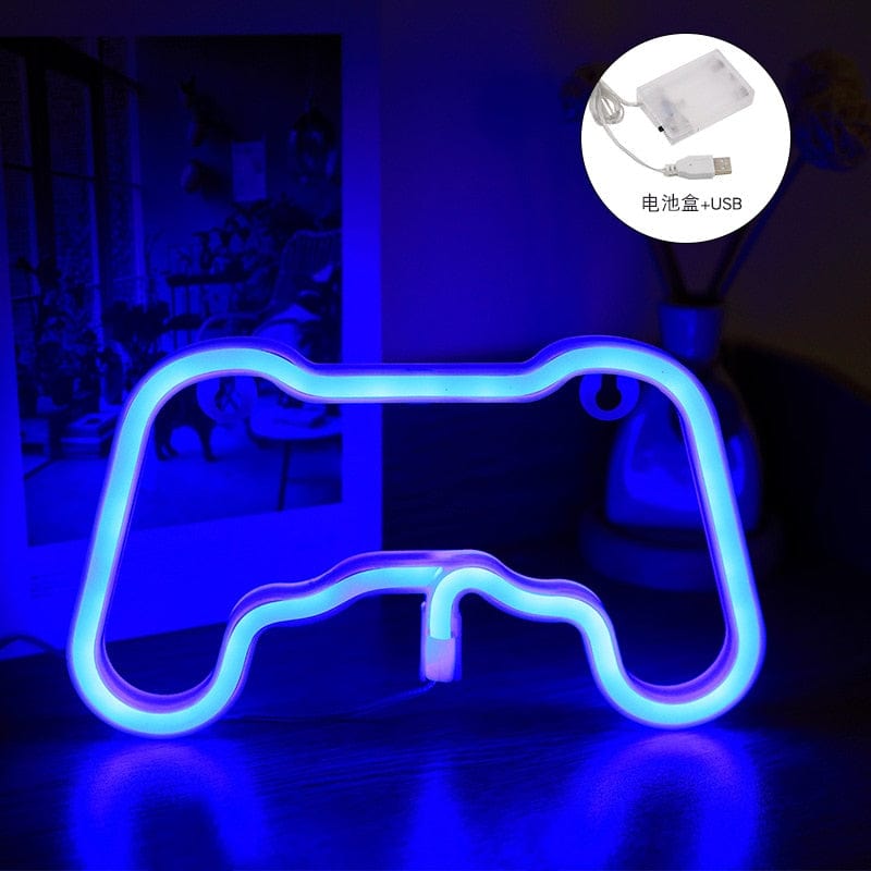 Manette Bleue Au Bonheur la Lampe