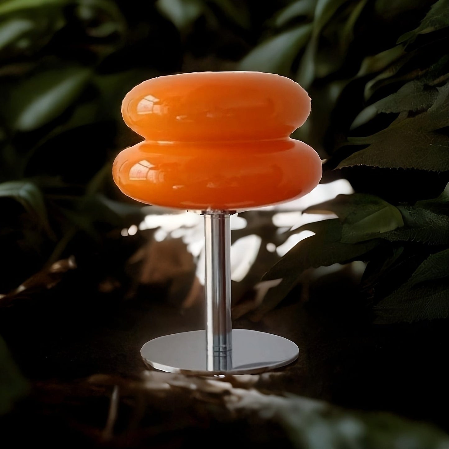 Lampe Champignon - Brocante Orange Au Bonheur la Lampe
