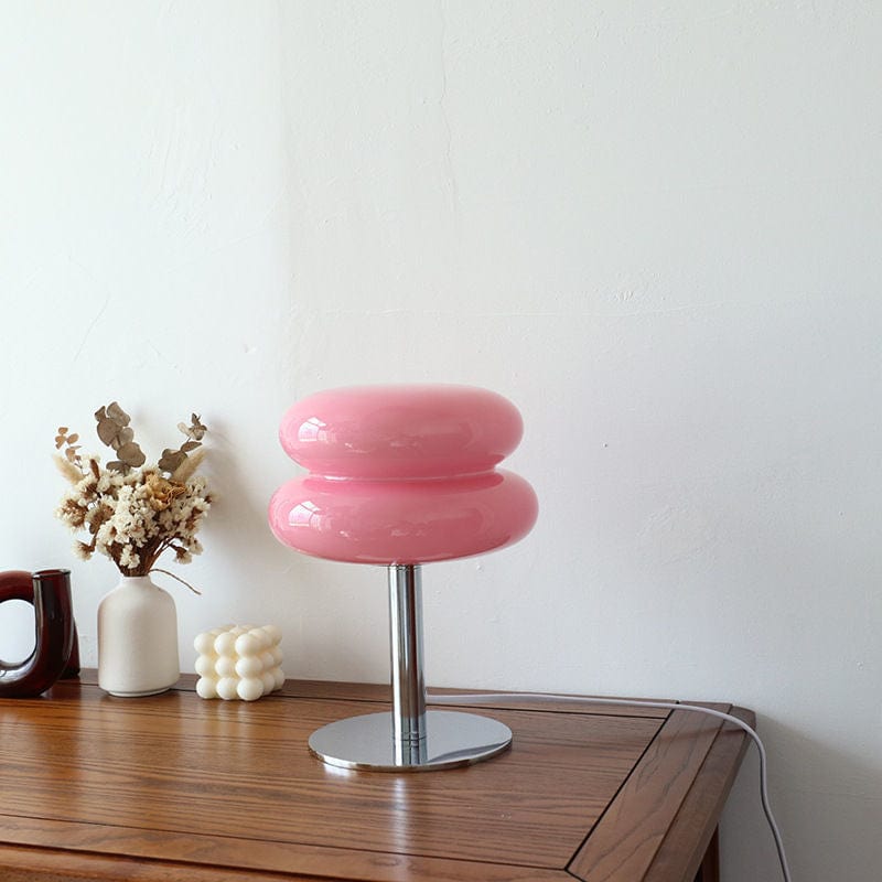 Lampe de Chevet Vintage - Brocante Rose Au Bonheur la Lampe