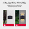 4LED solar wall lamp Au Bonheur la Lampe