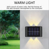 4LED solar wall lamp Au Bonheur la Lampe