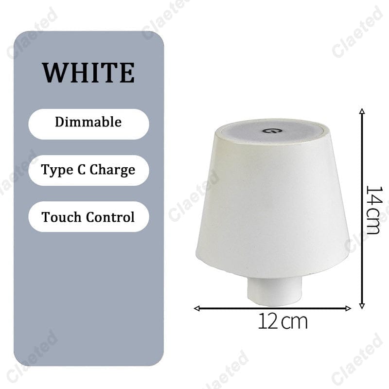 Lampe Chevet Originale Moderne - Bonin A Blanc Au Bonheur la Lampe