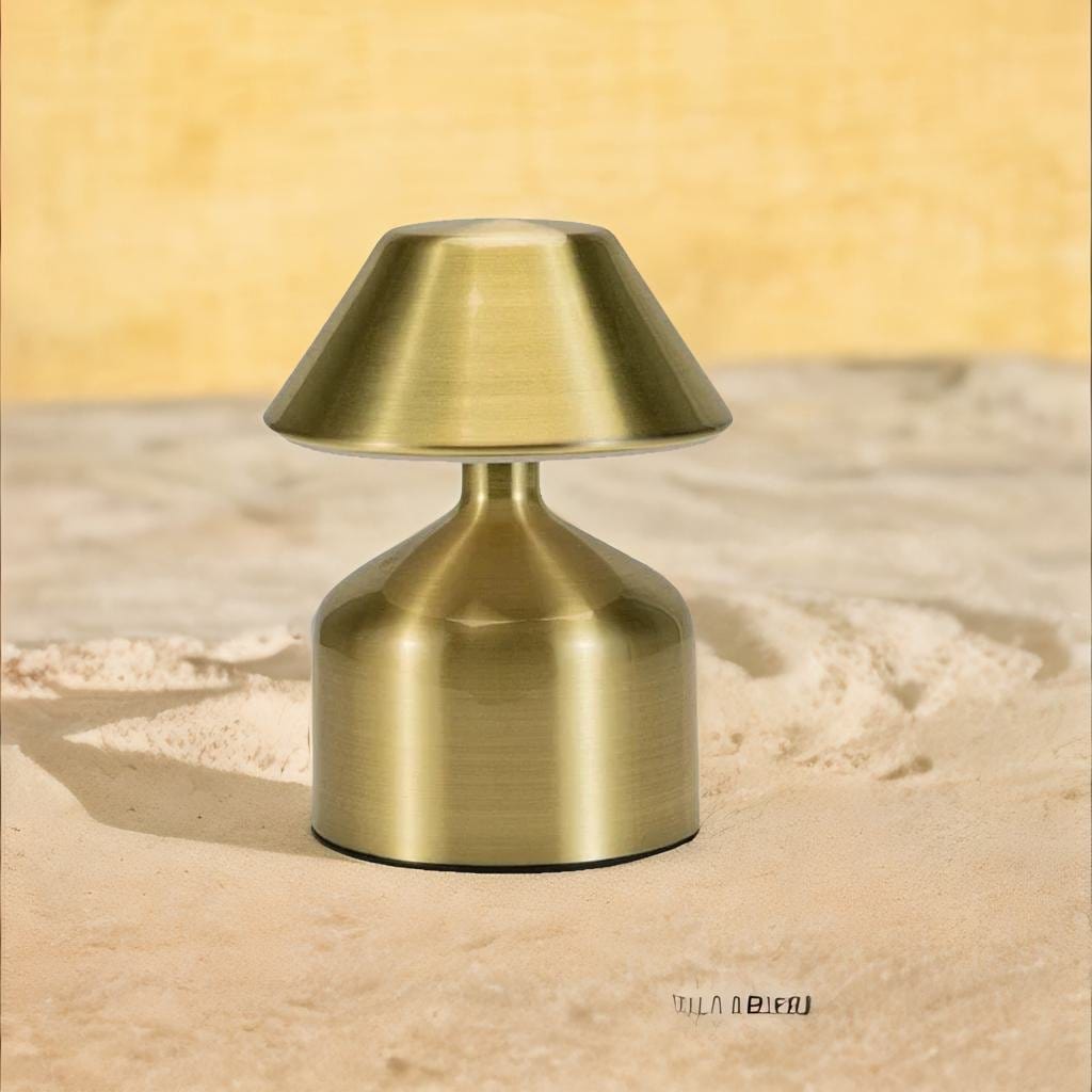 Lampe de Chevet Sans fil Vintage - Arc A - Or Au Bonheur la Lampe