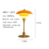 Amber gold-Dia 28cm / EU Plug / Warm light Au Bonheur la Lampe