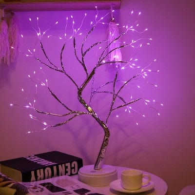 Arbre Rose à 108 LED Au Bonheur la Lampe