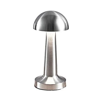 Lampe de Chevet Métal - Glamlumière B- Argent Au Bonheur la Lampe