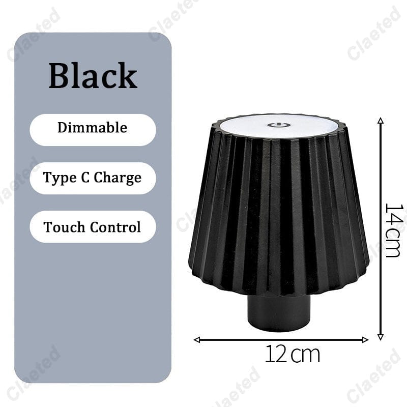 Lampe Chevet Originale Moderne - Bonin B Noir Au Bonheur la Lampe