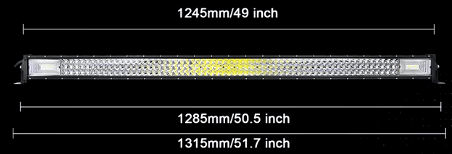 Barre Led - Feu De Voiture Camion Incurvé Au Bonheur la Lampe