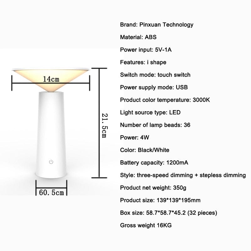 Blanc Au Bonheur la Lampe