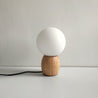 Lampe de Chevet Scandinave Bois - Nebu Bois / Blanc Froid Au Bonheur la Lampe