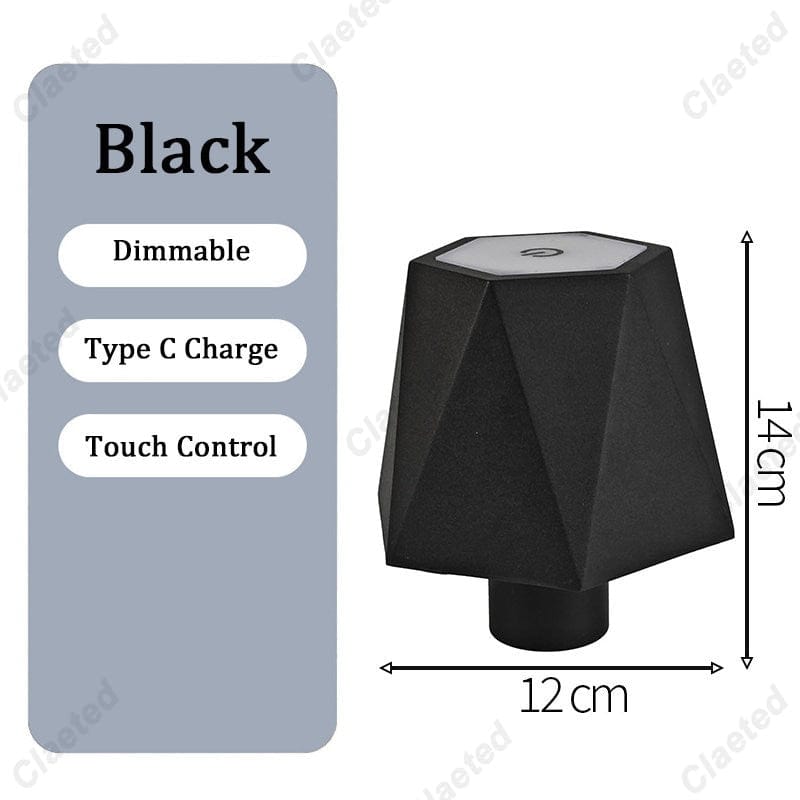 Lampe Chevet Originale Moderne - Bonin C Noir Au Bonheur la Lampe