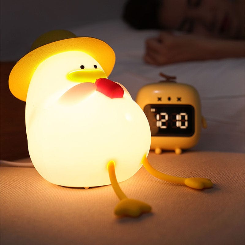 Canard Heureux Au Bonheur la Lampe