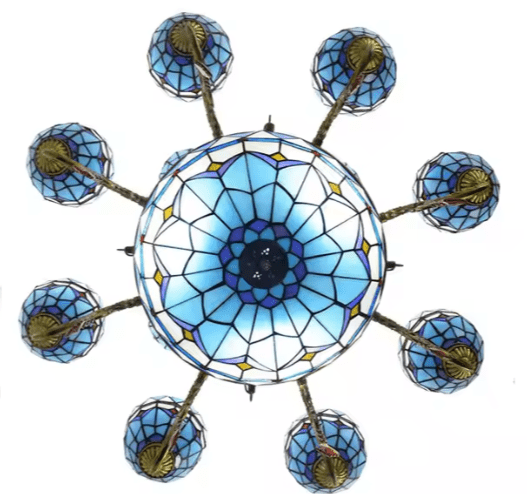 Chandelier Tiffany - Camilia Au Bonheur la Lampe