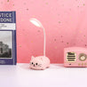 Lampe de Chevet Fille - Le Monde Rose Chat Rose Au Bonheur la Lampe