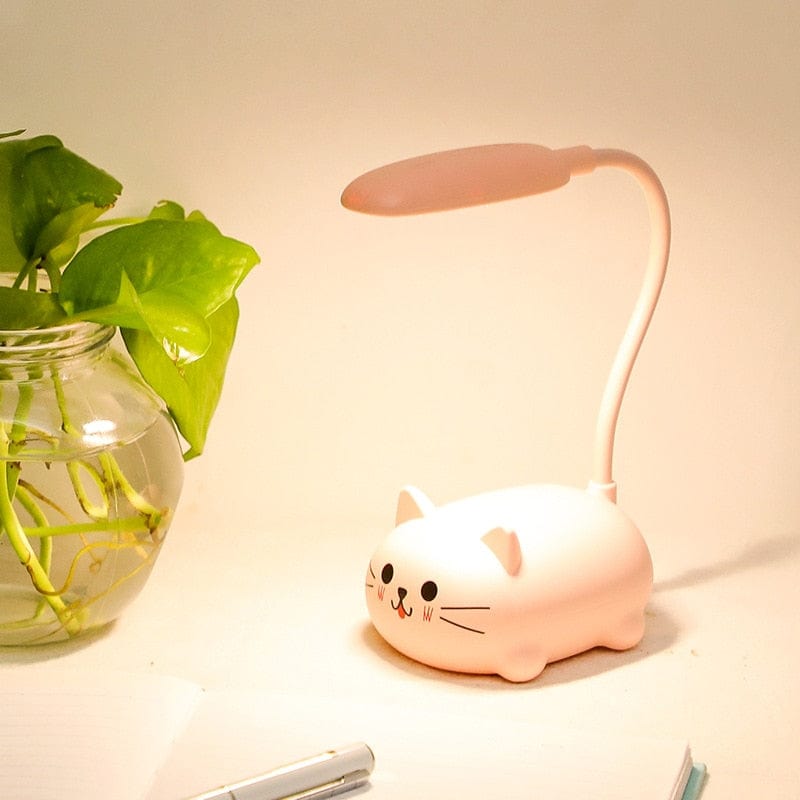 Chat Rose Au Bonheur la Lampe