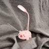 Lampe de Chevet Fille - Le Monde Rose Cochon Rose Au Bonheur la Lampe