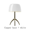 Copper and white / Small 20x35cm Au Bonheur la Lampe