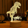 Lampe de Chevet Ronde Enfant - Veila Dinosaure Au Bonheur la Lampe