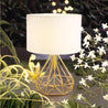 EU-Plug / Gold White Au Bonheur la Lampe