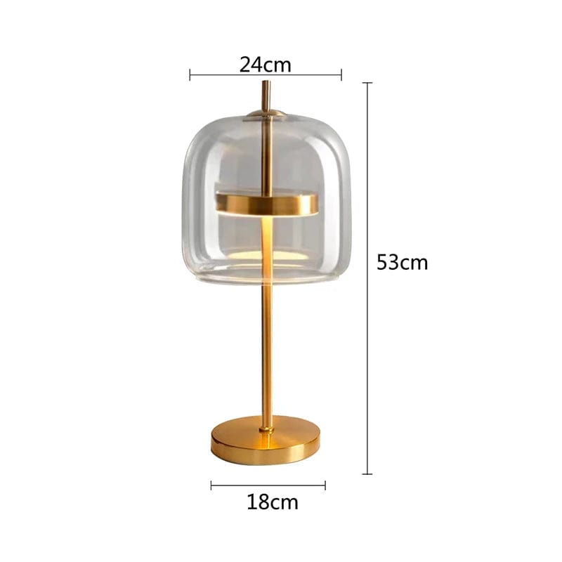 EU plug / Transparent 24cm / Warm White Au Bonheur la Lampe