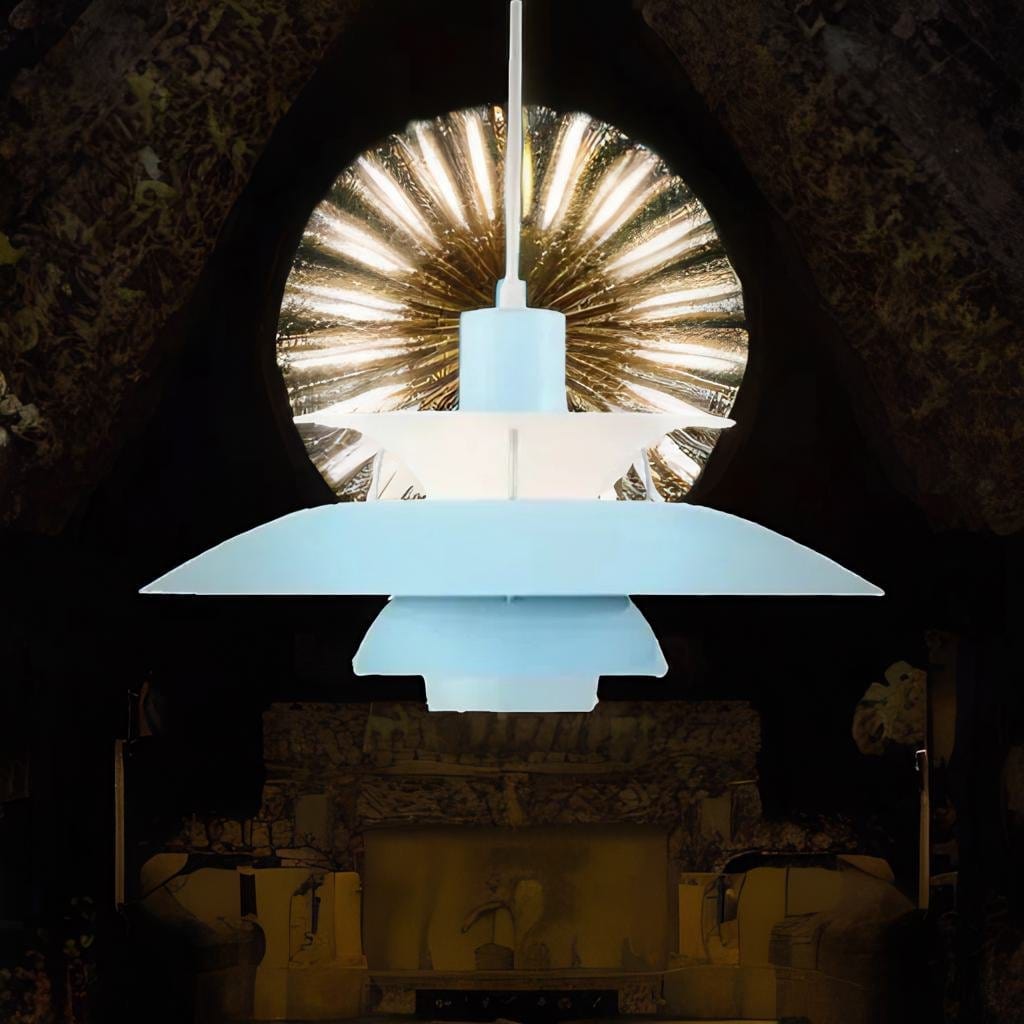 Grand / Couleur Froide Au Bonheur la Lampe