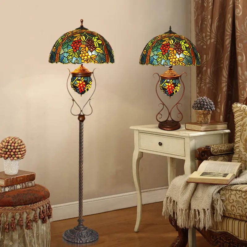 Lampadaire Tiffany - Simina Au Bonheur la Lampe