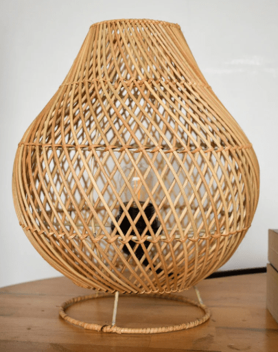 Lampe Artisanale Rotin - Brilladeau Au Bonheur la Lampe