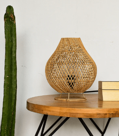 Lampe Artisanale Rotin - Brilladeau Au Bonheur la Lampe