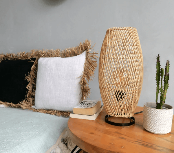 Lampe Artisanale Rotin - Soila Au Bonheur la Lampe
