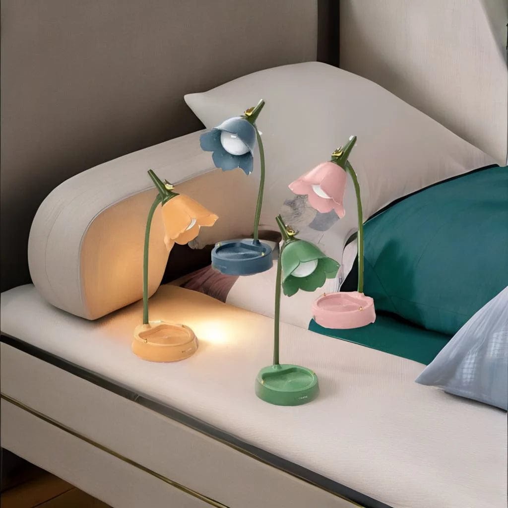 Lampe de Chevet Fille - Nuit Florale – Au Bonheur la Lampe