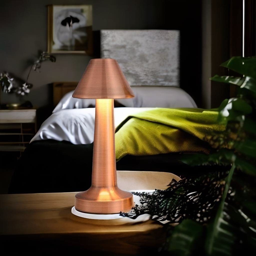 Lampe de Chevet Métal - Glamlumière Au Bonheur la Lampe