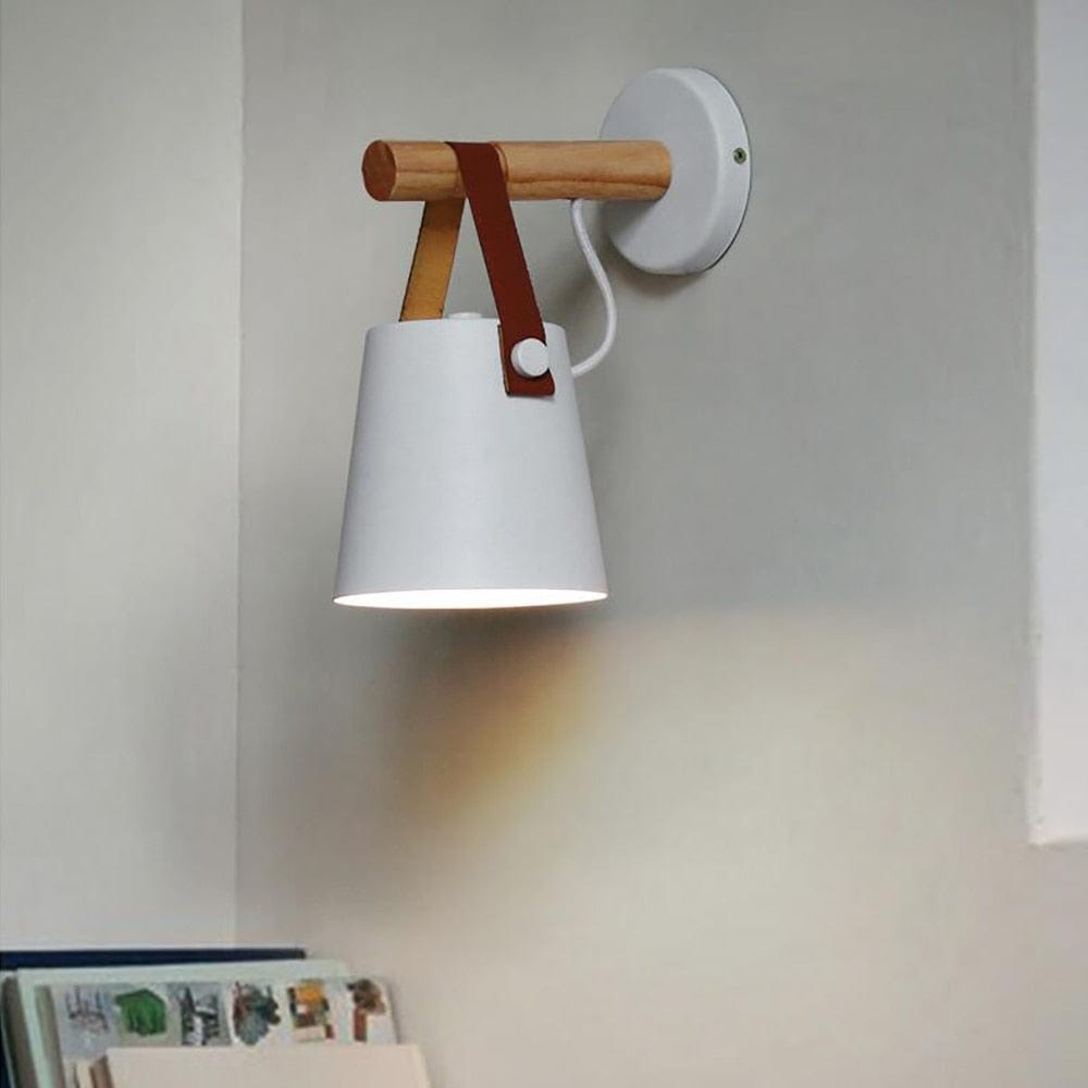 Lampe de Chevet Murale Bois - Brillomp Au Bonheur la Lampe