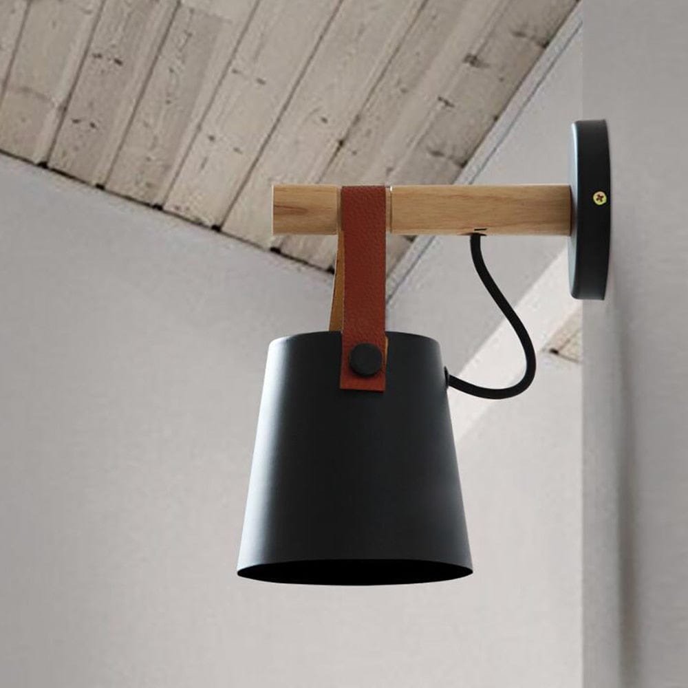 Lampe de Chevet Murale Bois - Brillomp Au Bonheur la Lampe