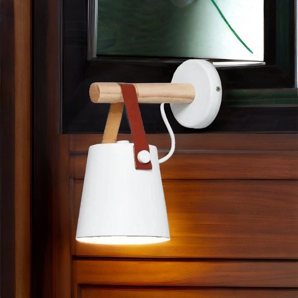 Lampe de Chevet Murale Bois - Brillomp Au Bonheur la Lampe