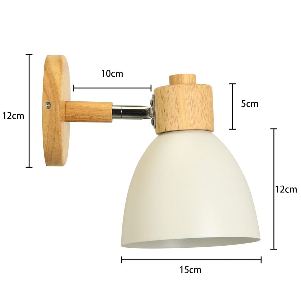 Lampe de Chevet Murale Bois - Gammo Au Bonheur la Lampe