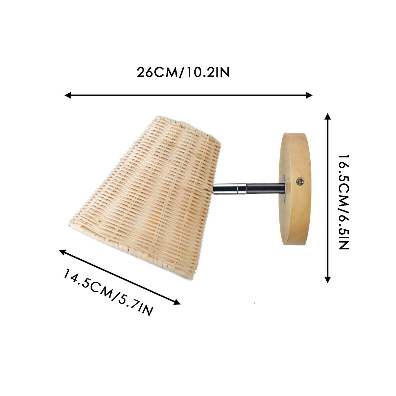 Lampe de Chevet Murale Bois - Nordica Au Bonheur la Lampe