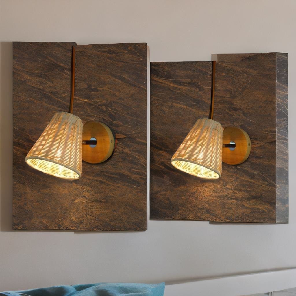 Lampe de Chevet Murale Bois - Nordica Au Bonheur la Lampe