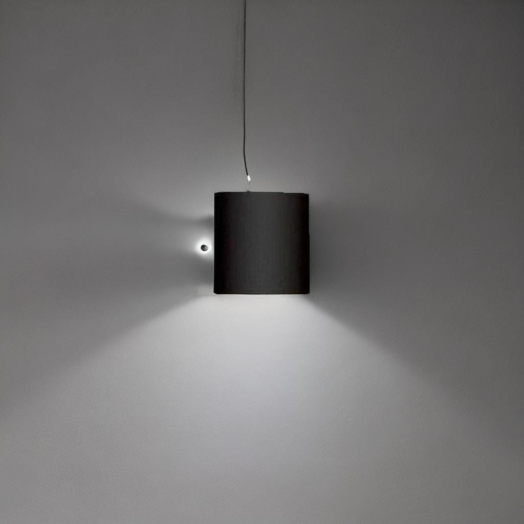 Lampe design contemporain « Lune » blanche